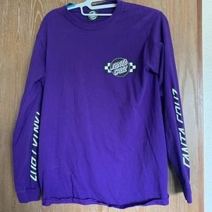 Purple Santa Cruz t shirt
